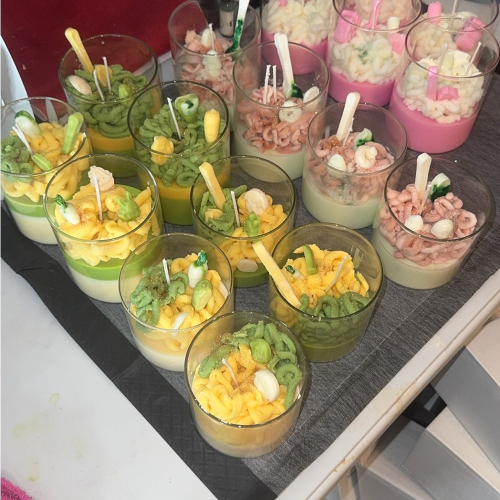 Colorful Party Dessert Candles